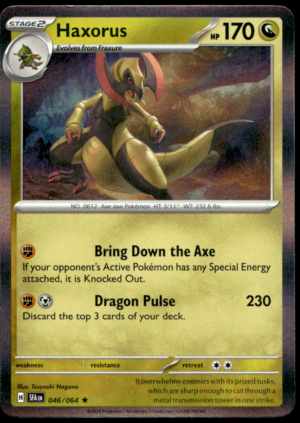 Pokémon Haxorus 046/064 - Holofoil Rare SV: Shrouded Fable EN
