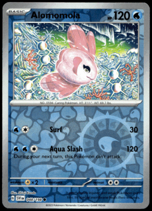 Pokémon Alomomola 048/198 - Reverse Holofoil Common SV01: Scarlet & Violet Base Set EN
