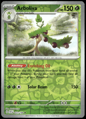 Pokémon Arboliva 023/198 - Holofoil Rare Miscellaneous Cards & Products EN