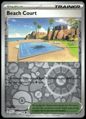 Pokémon Beach Court 167/198 - Reverse Holofoil Uncommon SV01: Scarlet & Violet Base Set EN
