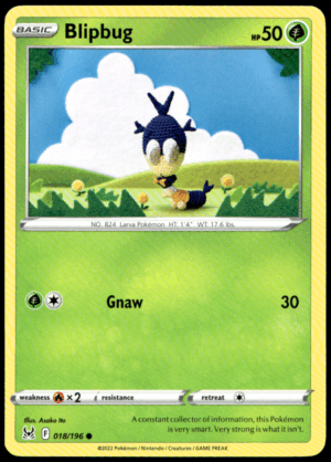 Pokémon Blipbug 018/196 - Normal Common SWSH11: Lost Origin EN