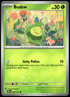 Pokémon Budew 004/131 - Normal Common SV: Prismatic Evolutions EN