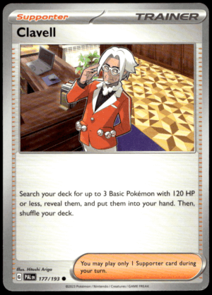 Pokémon Clavell 177/193 - Normal Common SV02: Paldea Evolved EN