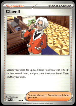 Pokémon Clavell 177/193 - Normal Common SV02: Paldea Evolved EN