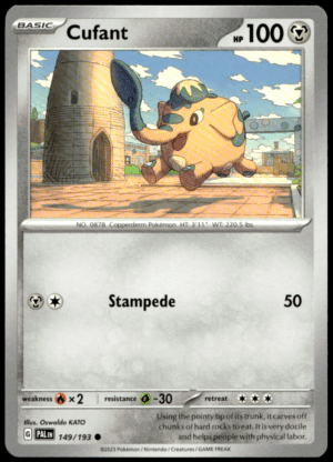 Pokémon Cufant 149/193 - Normal Common SV02: Paldea Evolved EN