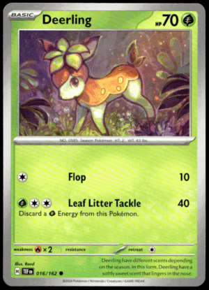 Pokémon Deerling 016/162 - Normal Common SV05: Temporal Forces EN