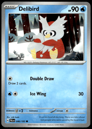 Pokémon Delibird 046/193 - Normal Common SV02: Paldea Evolved EN