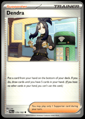 Pokémon Dendra 179/193 - Normal Uncommon SV02: Paldea Evolved EN