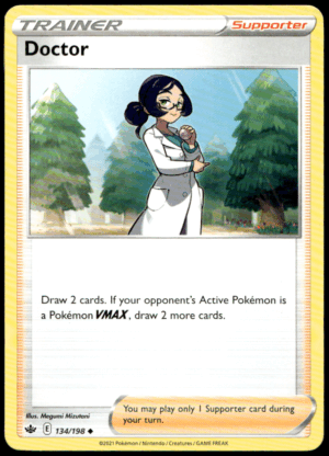 Pokémon Doctor 134/198 - Normal Uncommon SWSH06: Chilling Reign EN