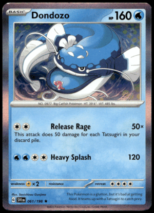 Pokémon Dondozo 061/198 - Holofoil Rare SV01: Scarlet & Violet Base Set EN