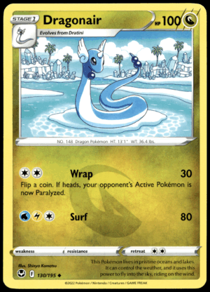 Pokémon Dragonair 130/195 - Normal Uncommon SWSH12: Silver Tempest EN