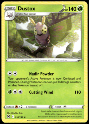 Pokémon Dustox 010/196 - Normal Rare SWSH11: Lost Origin EN