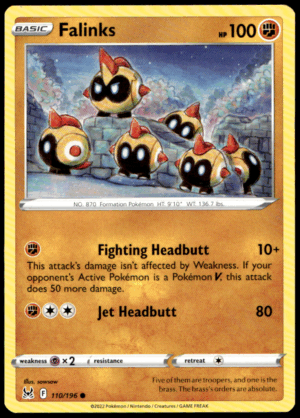 Pokémon Falinks 110/196 - Normal Common SWSH11: Lost Origin EN