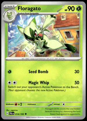 Pokémon Floragato 014/193 - Normal Uncommon SV02: Paldea Evolved EN