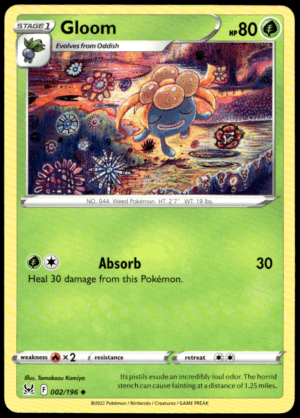 Pokémon Gloom 002/196 - Normal Uncommon SWSH11: Lost Origin EN