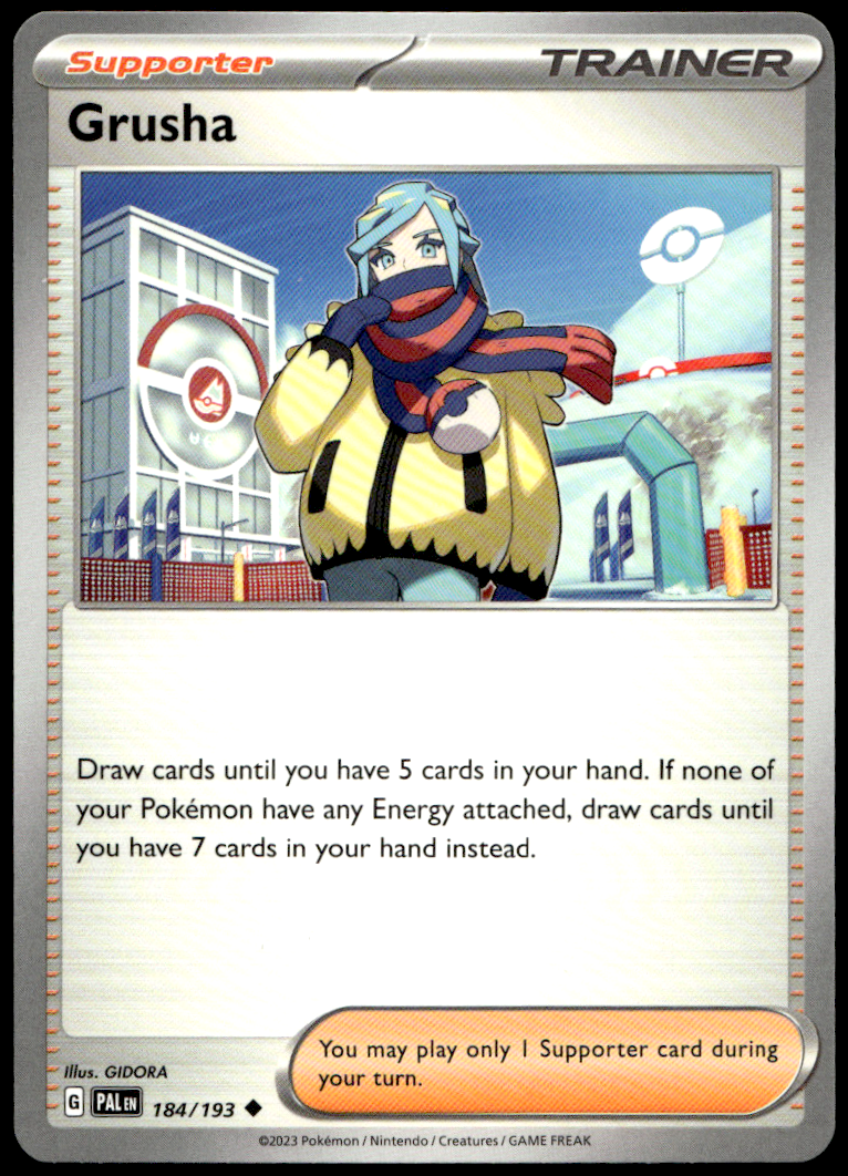 Pokémon Grusha 184/193 - Normal Uncommon SV02: Paldea Evolved EN