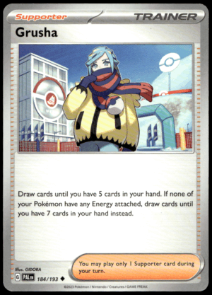 Pokémon Grusha 184/193 - Normal Uncommon SV02: Paldea Evolved EN
