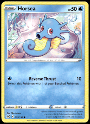 Pokémon Horsea 035/196 - Normal Common SWSH11: Lost Origin EN