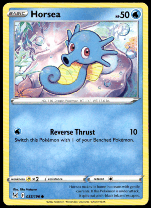 Pokémon Horsea 035/196 - Normal Common SWSH11: Lost Origin EN