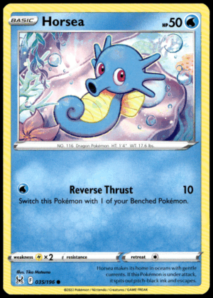 Pokémon Horsea 035/196 - Normal Common SWSH11: Lost Origin EN