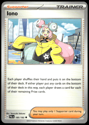 Pokémon Iono 185/193 - Normal Uncommon SV02: Paldea Evolved EN