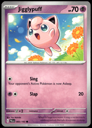 Pokémon Jigglypuff 083/193 - Normal Common SV02: Paldea Evolved EN