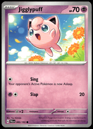 Pokémon Jigglypuff 083/193 - Normal Common SV02: Paldea Evolved EN