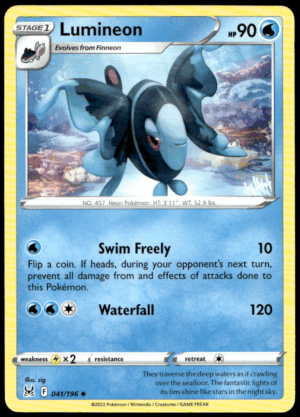 Pokémon Lumineon 041/196 - Normal Uncommon SWSH11: Lost Origin EN