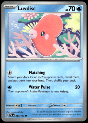Pokémon Luvdisc 047/193 - Normal Common SV02: Paldea Evolved EN