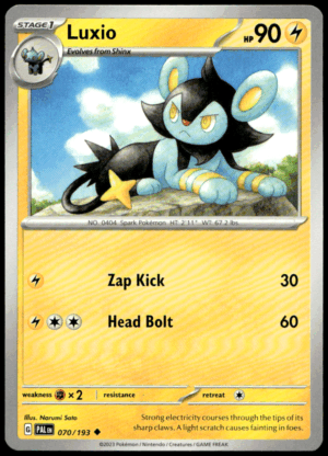 Pokémon Luxio 070/193 - Normal Uncommon SV02: Paldea Evolved EN