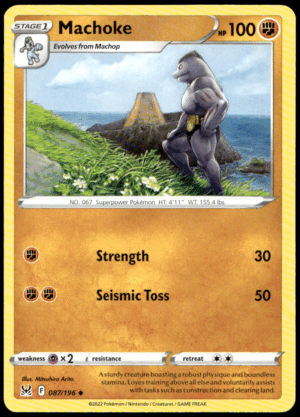 Pokémon Machoke 087/196 - Normal Uncommon SWSH11: Lost Origin EN