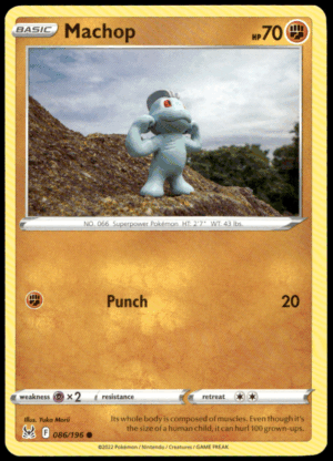 Pokémon Machop 086/196 - Normal Common SWSH11: Lost Origin EN
