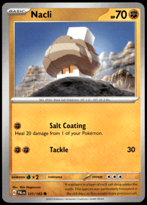 Pokémon Nacli 121/193 - Normal Common SV02: Paldea Evolved EN