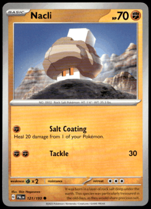 Pokémon Nacli 121/193 - Normal Common SV02: Paldea Evolved EN