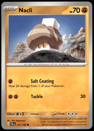 Pokémon Nacli 121/193 - Normal Common SV02: Paldea Evolved EN