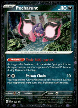 Pokémon Pecharunt 149 - Holofoil Rare SV: Scarlet & Violet Promo Cards EN