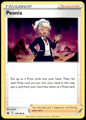 Pokémon Peonia 149/198 - Normal Uncommon SWSH06: Chilling Reign EN