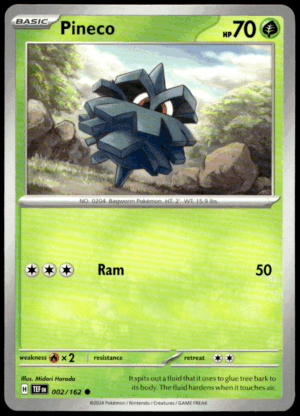 Pokémon Pineco 002/162 - Normal Common SV05: Temporal Forces EN