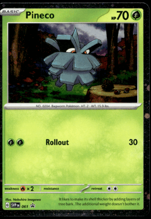 Pokémon Pineco 61 - Holofoil Rare SV: Scarlet & Violet Promo Cards EN