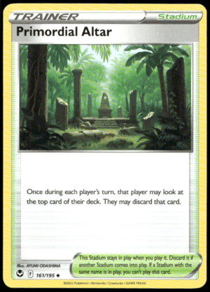 Pokémon Primordial Altar 161/195 - Normal Uncommon SWSH12: Silver Tempest EN