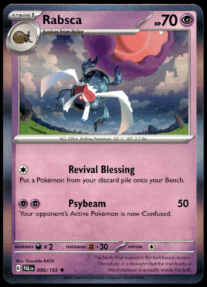 Pokémon Rabsca 099/193 - Holofoil Rare SV02: Paldea Evolved EN