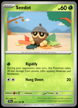Pokémon Seedot 003/162 - Normal Common SV05: Temporal Forces EN