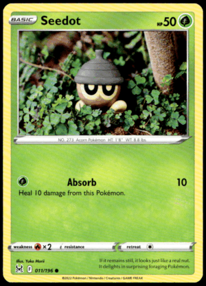 Pokémon Seedot 011/196 - Normal Common SWSH11: Lost Origin EN