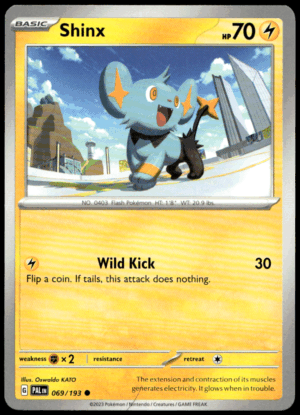 Pokémon Shinx 069/193 - Normal Common SV02: Paldea Evolved EN