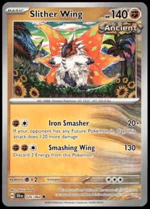 Pokémon Slither Wing 026/064 - Normal Uncommon SV: Shrouded Fable EN