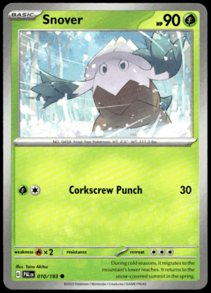 Pokémon Snover 010/193 - Normal Common SV02: Paldea Evolved EN