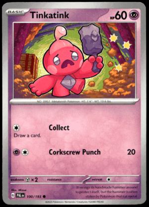 Pokémon Tinkatink 100/193 - Normal Common SV02: Paldea Evolved EN