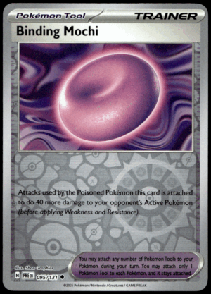 Pokémon Binding Mochi 095/131 - Reverse Holofoil Uncommon SV: Prismatic Evolutions EN