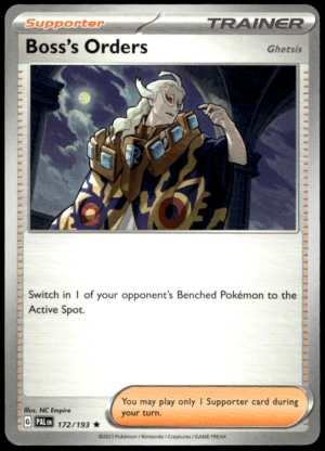 Pokémon Boss's Orders 172/193 - Normal Rare Deck Exclusives EN