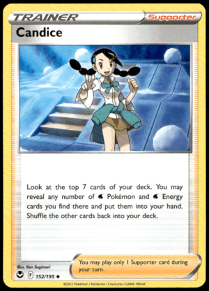 Pokémon Candice 152/195 - Normal Uncommon SWSH12: Silver Tempest EN